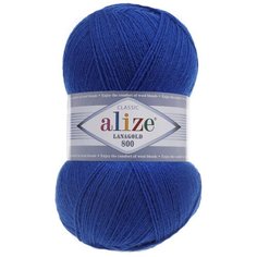 Пряжа для вязания Alize "Lanagold 800", цвет: 141 василек, 800 м, 100 г, 5 шт