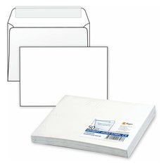 Конверты С5 (162х229 мм), отрывная лента, 80 г/м2, комплект 50 шт, внутренняя запечатка, С50.10.50С - 4 шт. Курт