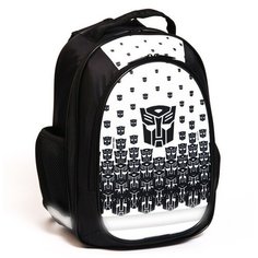 Рюкзак школьный с эргономической спинкой "Оптимус Прайм", Трансформеры, 37*27*16 см, черный Hasbro