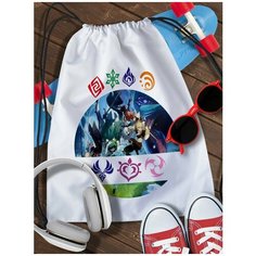 Мешок для cменной обуви Игра геншин импакт - 31058 Brut Boxers