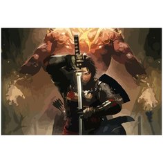 Картина по номерам на холсте Nioh 2 - 6