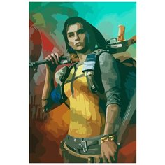 Картина по номерам на холсте игра Far Cry 6 5400 40x60