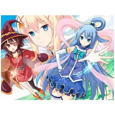 Картина по номерам на холсте Аниме Коносуба 5549 40x30