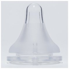 Соска силиконовая, антиколиковая, от 0 мес, медленный поток