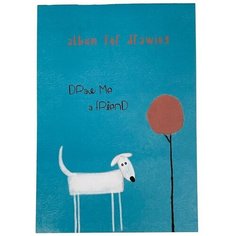 Альбом для рисования А4, 80л Kroyter Animals (100 г/кв. м)