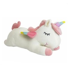 Мягкая игрушка подушка спящий единорог 55 см Белый ZOO Toys