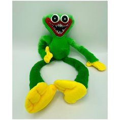 Хаги ваги, большой, 1 метр Мягкая игрушка Хаги Ваги / Хагги Вагги huggy wuggy poppy playtime 100 см, темно-зеленый Игрушки
