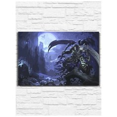 Картина по номерам на холсте Darksiders (дарксайдерс, PS, Xbox, PC, Switch) - 10347 60х40