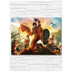 Картина по номерам на холсте игра Bulletstorm (PS, Xbox, PC, Switch) - 11221 Г 30x40