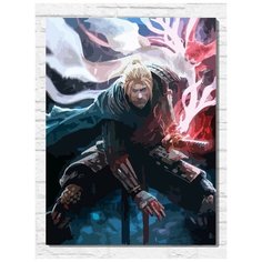 Картина по номерам на холсте игра Nioh (PS, Xbox, PC, Switch) - 11005 В 30x40