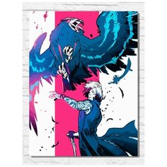 Картина по номерам на холсте игра Devil may cry 5 - 9558 В 30x40