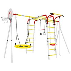 Детский спортивный комплекс для Дачи Веселая лужайка PRO (Комплект №7) Romana