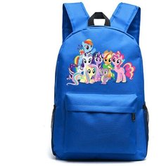 Рюкзак Маленькие пони (Little Pony) синий №4 Noname