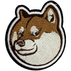 Нашивка, шеврон, патч (patch) Сиба-Ину Кабосу, размер 6*6,5 см, 1 шт. Нет бренда
