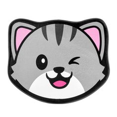 Антискользящий коврик Кот для ванной c эффектом памяти плюшевый от ROXY-KIDS, 50x60 см
