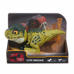 Игрушка интерактивная Динозавр Dinosaur World со звуком зеленый