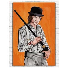 Картина по номерам на холсте Фильм Заводной апельсин (Стэнли Кубрик, Clockwork Orange) - 9346 В 60x40