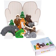 Конструктор Сказки Рукавичка, 13 дет. 1-35, 3+, 1 шт. Томик