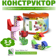 Пластиковый конструктор для детей IQ Кубики