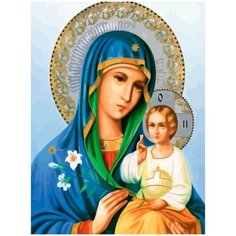 Картина по номерам на холсте Икона Божией Матери Скоропослушница - 1700 30X40