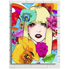 Картина по номерам музыка Lady Gaga (Леди Гага) - 8655 В 30x40