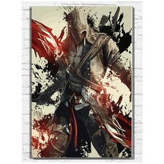 Картина по номерам на холсте игра Assassins Creed 3 - 11495 В 60x40