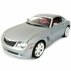 Chrysler Crossfire 1:18 коллекционная металлическая модель автомобиля Bburago 34912 silver