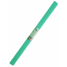 Бумага креповая поделочная гофро Koh-I-Noor 50*200 см 9755/18 зелёная, в рулоне (10 шт)