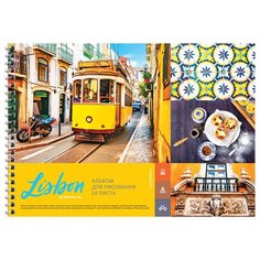 Альбом для рисования 24л, А4, на гребне ArtSpace "Путешествия. Favorite city", 2 шт