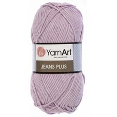 Пряжа YarnArt Jeans PLUS светло-сиреневый (19), 55%хлопок/45%акрил, 160м, 100г, 1шт