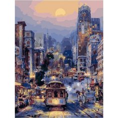 Картина по номерам Смог над городом 40х50 см Hobby Home