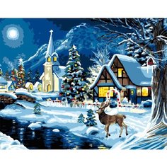 Картина по номерам Рождественская сказка 40х50 см Hobby Home