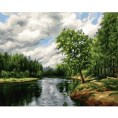 Картина по номерам Летние облака 40х50 см Hobby Home