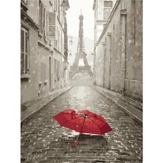 Картина по номерам Дождь в Париже 40х50 см Hobby Home