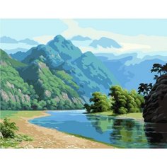 Картина по номерам Неглубокая река 40х50 см Hobby Home