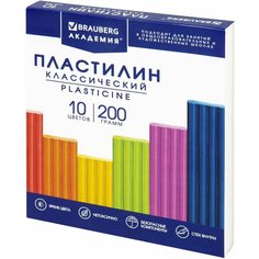 Пластилин BRAUBERG 106503, комплект 8 шт.