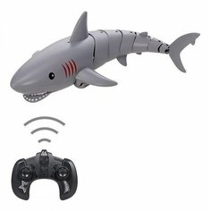Create Toys Радиоуправляемый робот Акула серый, акб, плавает в воде LNT-K23B
