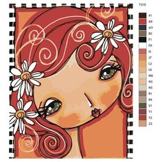 Картина по номерам Т315 "Кукла Aлиса" 40х50 Brushes Paints