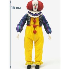 Фигурка клоун Пеннивайз Оно 1990 Pennywise IT (аксессуары, 18 см) Neca