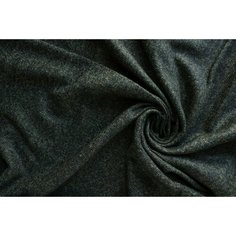 Ткань теплая костюмная шерсть серо-черно-зеленый меланж Corneliani
