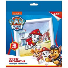 Панно для раскрашивания LORI 3D Art, "Щенячий патруль, Маршалл" (Ипс-001)