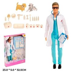 Кукла 8347 Кен Ветеринар с аксесс. Defa Lucy