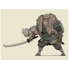 Картина по номерам игра Sekiro (филин) - 8420 Г 30x40