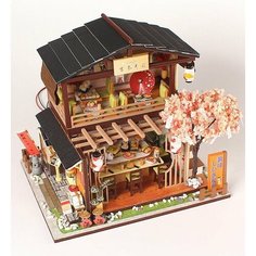 Румбокс, интерьерный конструктор "Суши бар", DIY House, подарочный набор Нет бренда