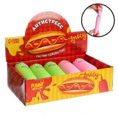 Тянущиеся игрушки Антистресс «Сосиска», микс Funny Toys