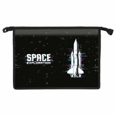 Папка для труда на молнии BRAUBERG А4, 2 отделения, органайзер, "Space exploration", 270979