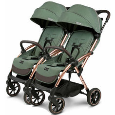 Leclerc Baby Прогулочная коляска для двойни Influencer XL (Army Green)