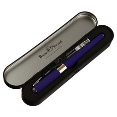 Ручка шариковая, 0.5 мм, Bruno Visconti MONACO, стержень синий, корпус сине-фиолетовый, в металлическом футляре