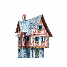 Игровой набор из картона. "Дом Купца. Зима" У379-2 Умная Бумага
