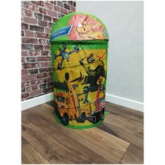 Корзина для игрушек турбозавры 43х60см Играем вместе